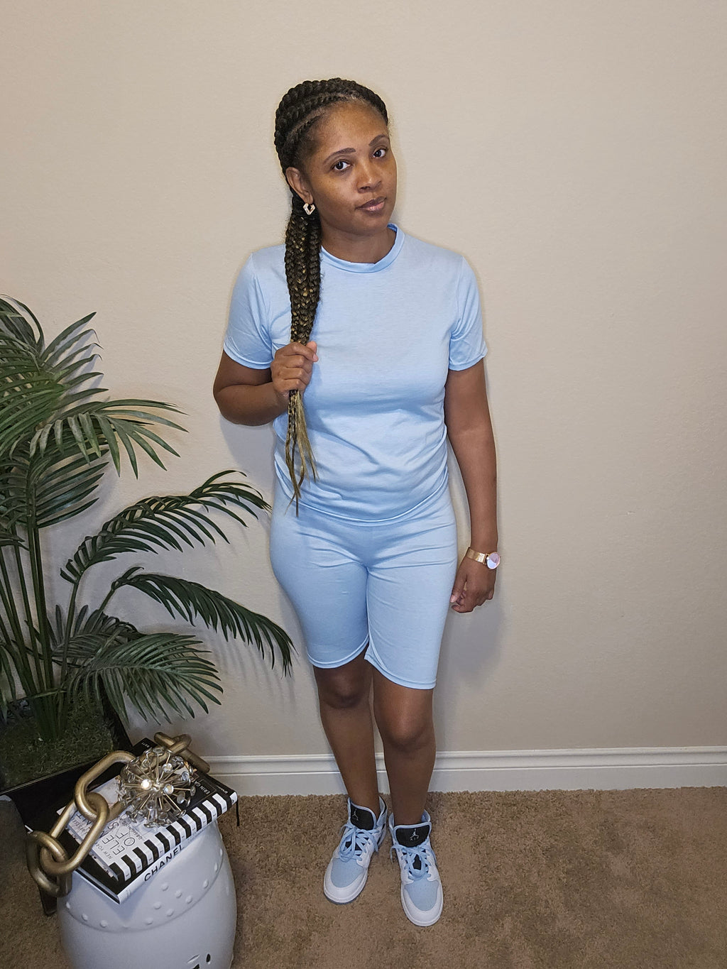 On my way | 2 piece set | light blue