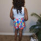 Ciandra shorts| bottoms| multi-color
