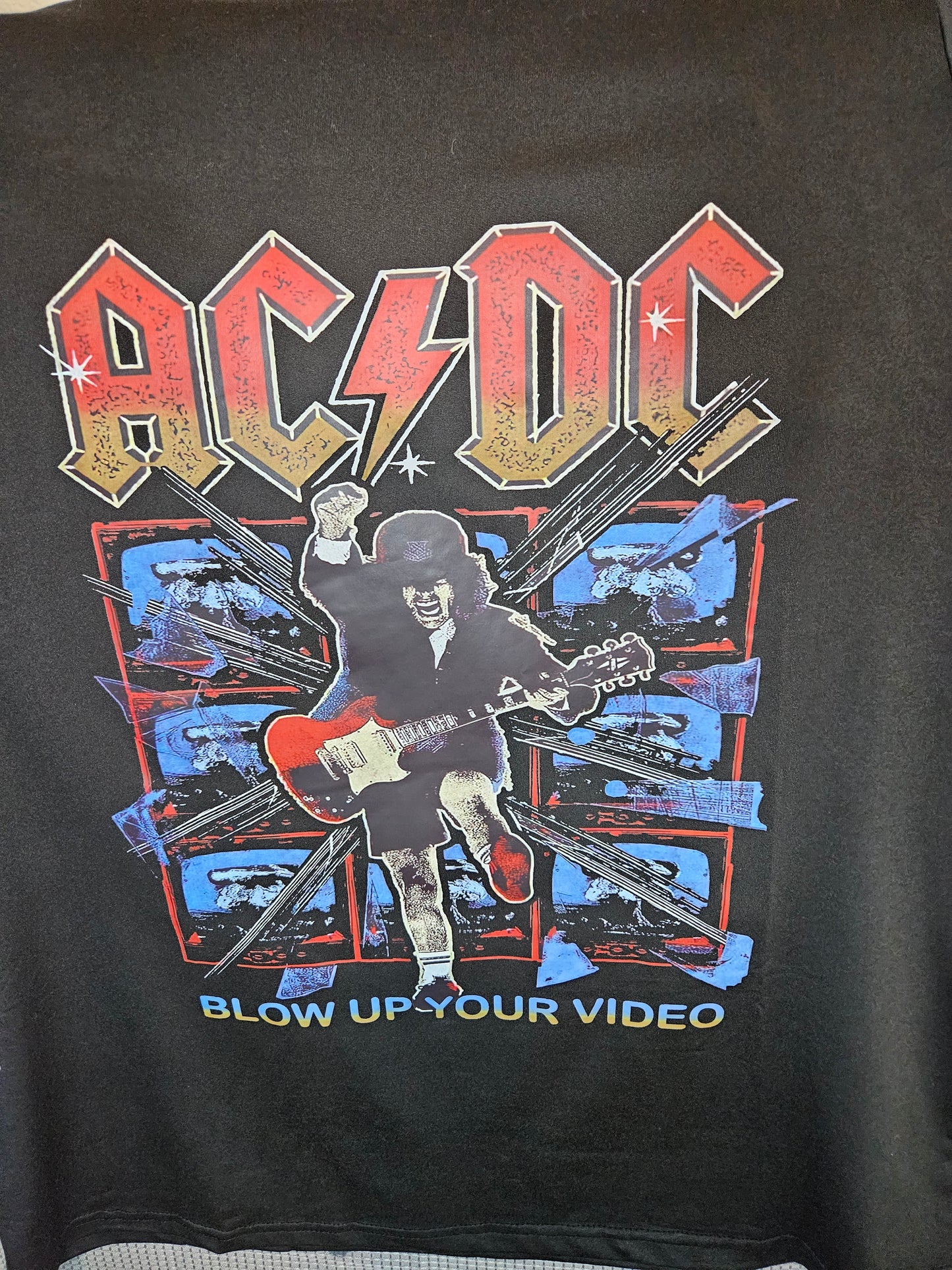 AC/DC GRAPHIC TEE SHIRT| BLACK