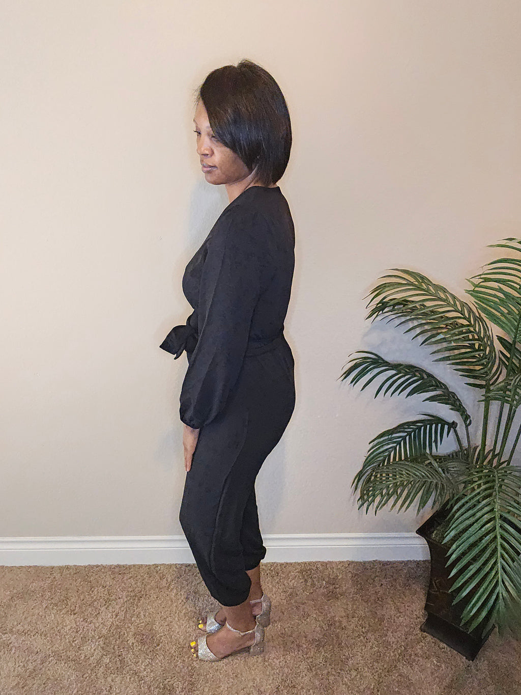 Making it count jumpsuit| black
