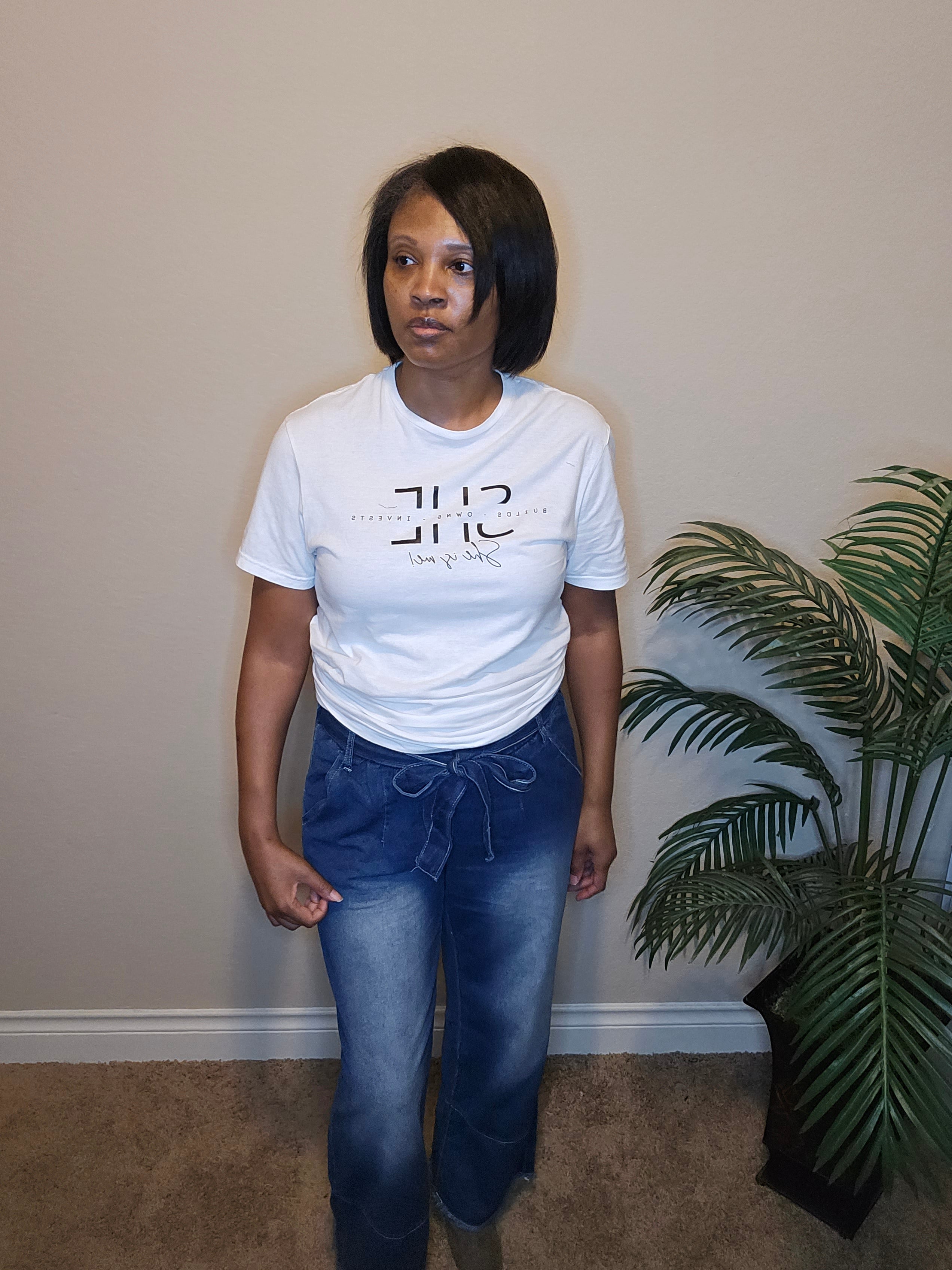 Tie the  knot denim jeans| bottoms| dark blue w/acid wash