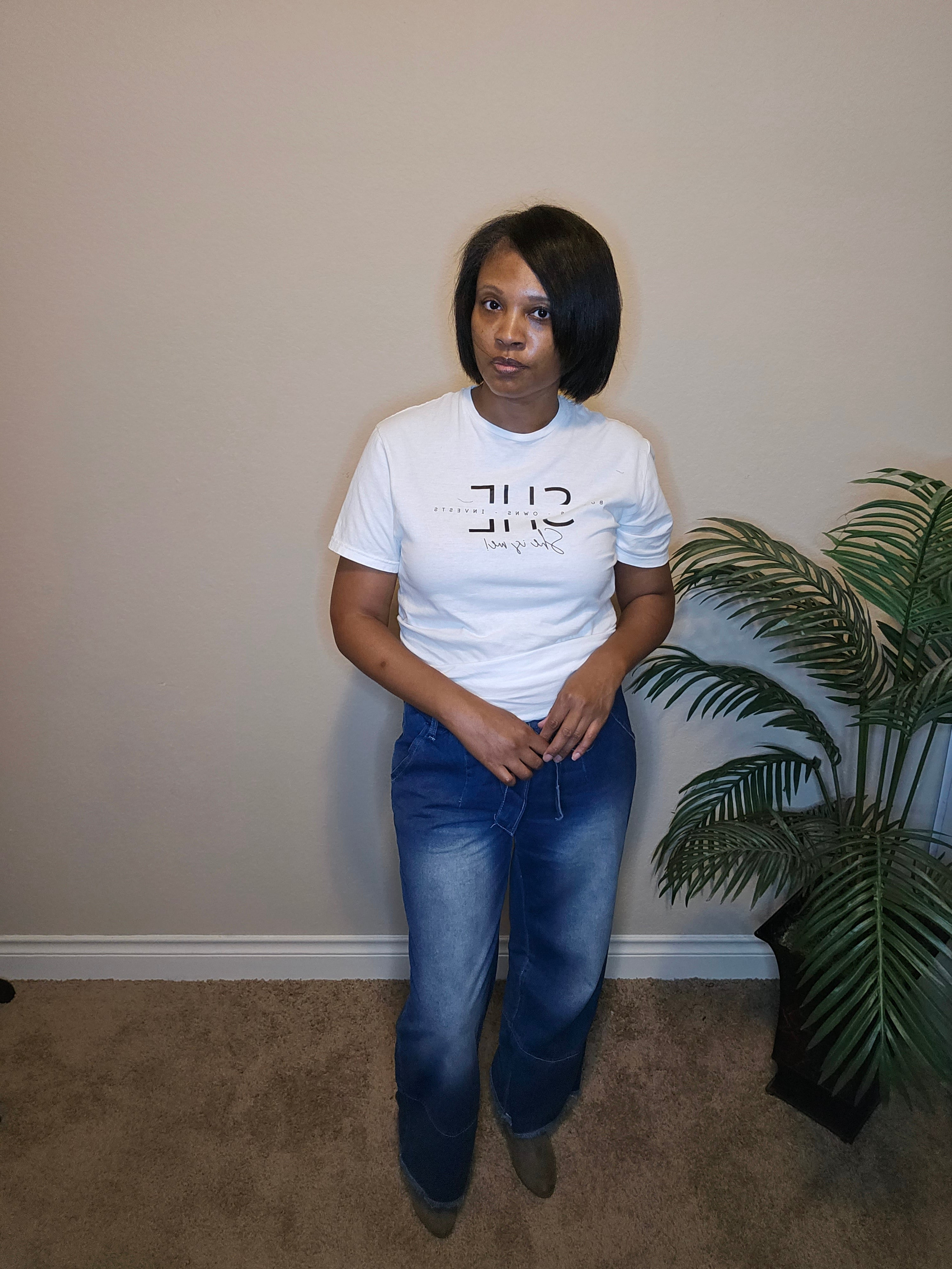 Tie the  knot denim jeans| bottoms| dark blue w/acid wash