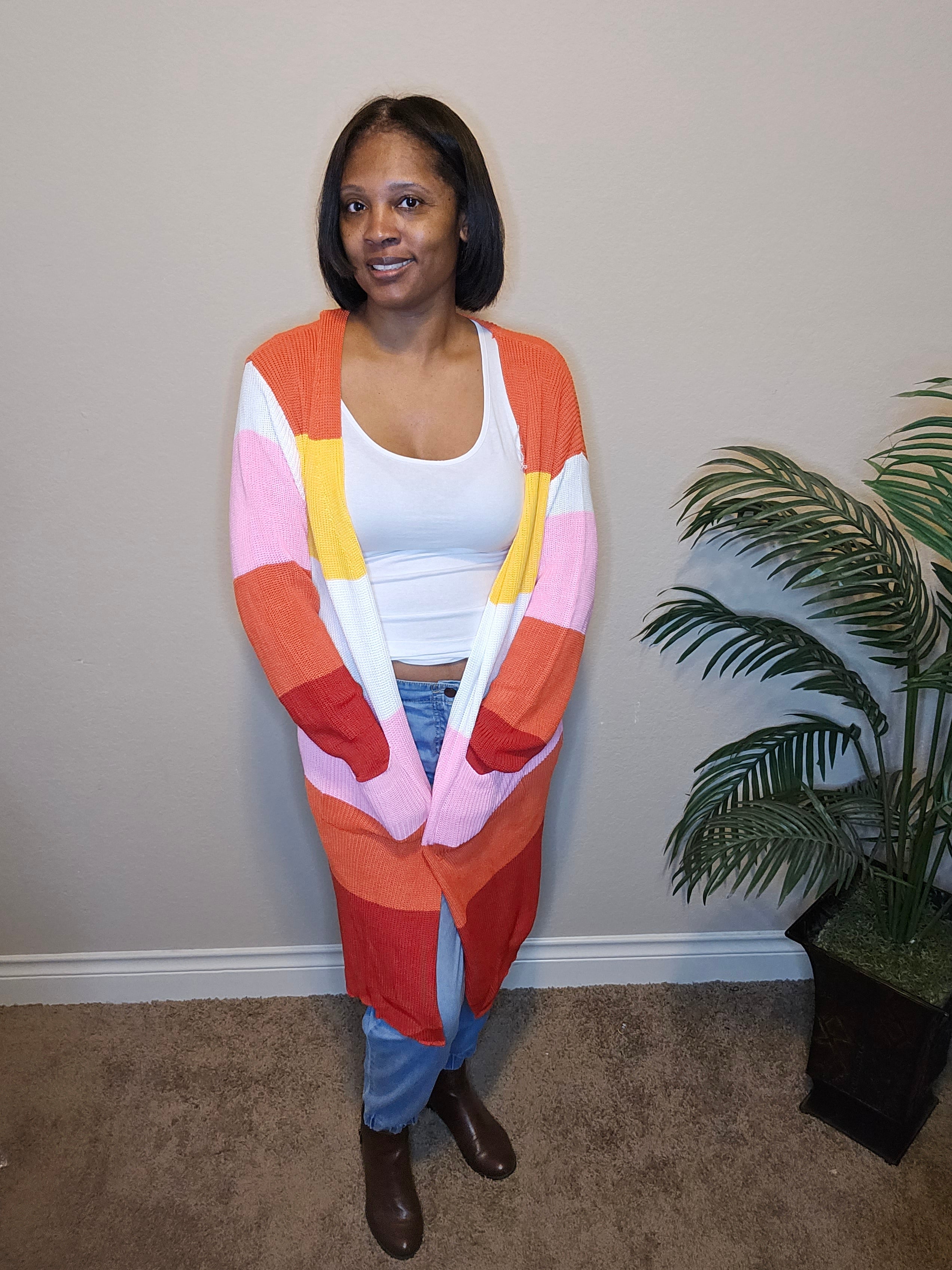 Brighter  days| cardigan sweater|