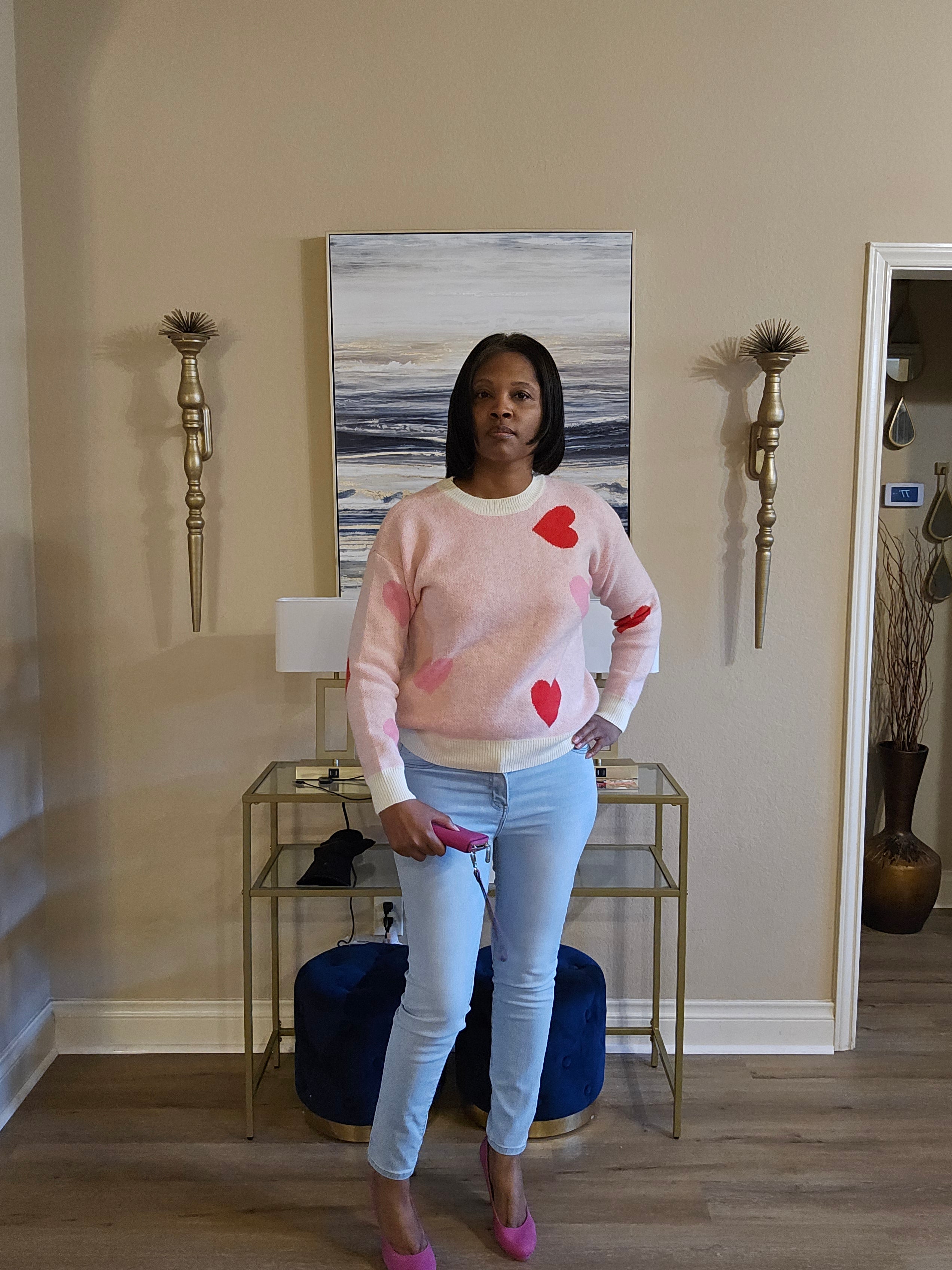 Sweetheart sweater| pink