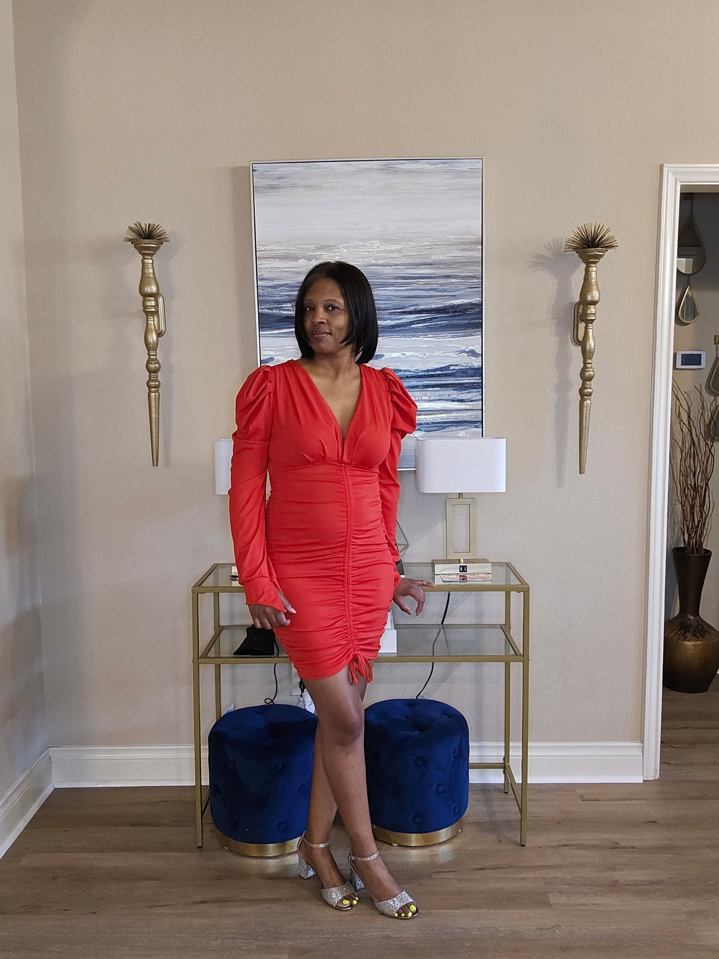 BE MINE DRESS| RED