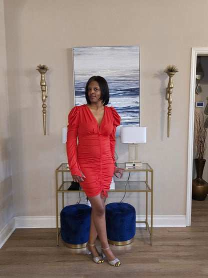 BE MINE DRESS| RED