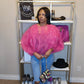 Cotton candy top | fuschia