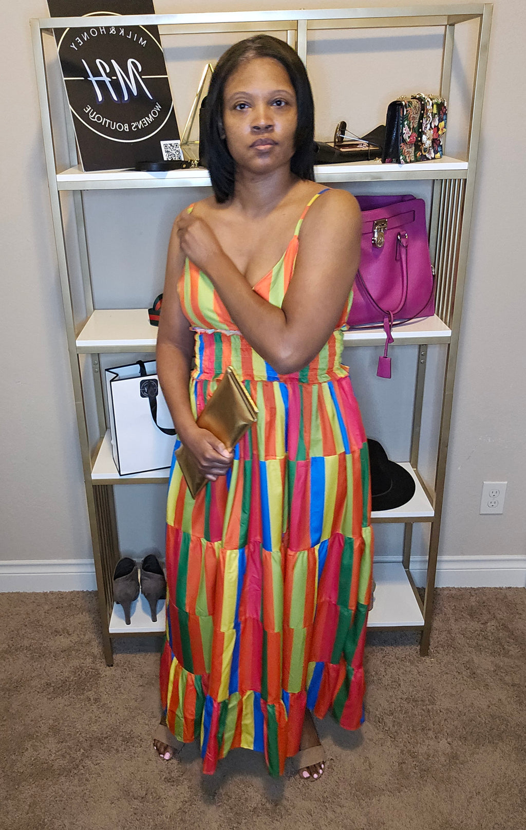 Living in the moment dress