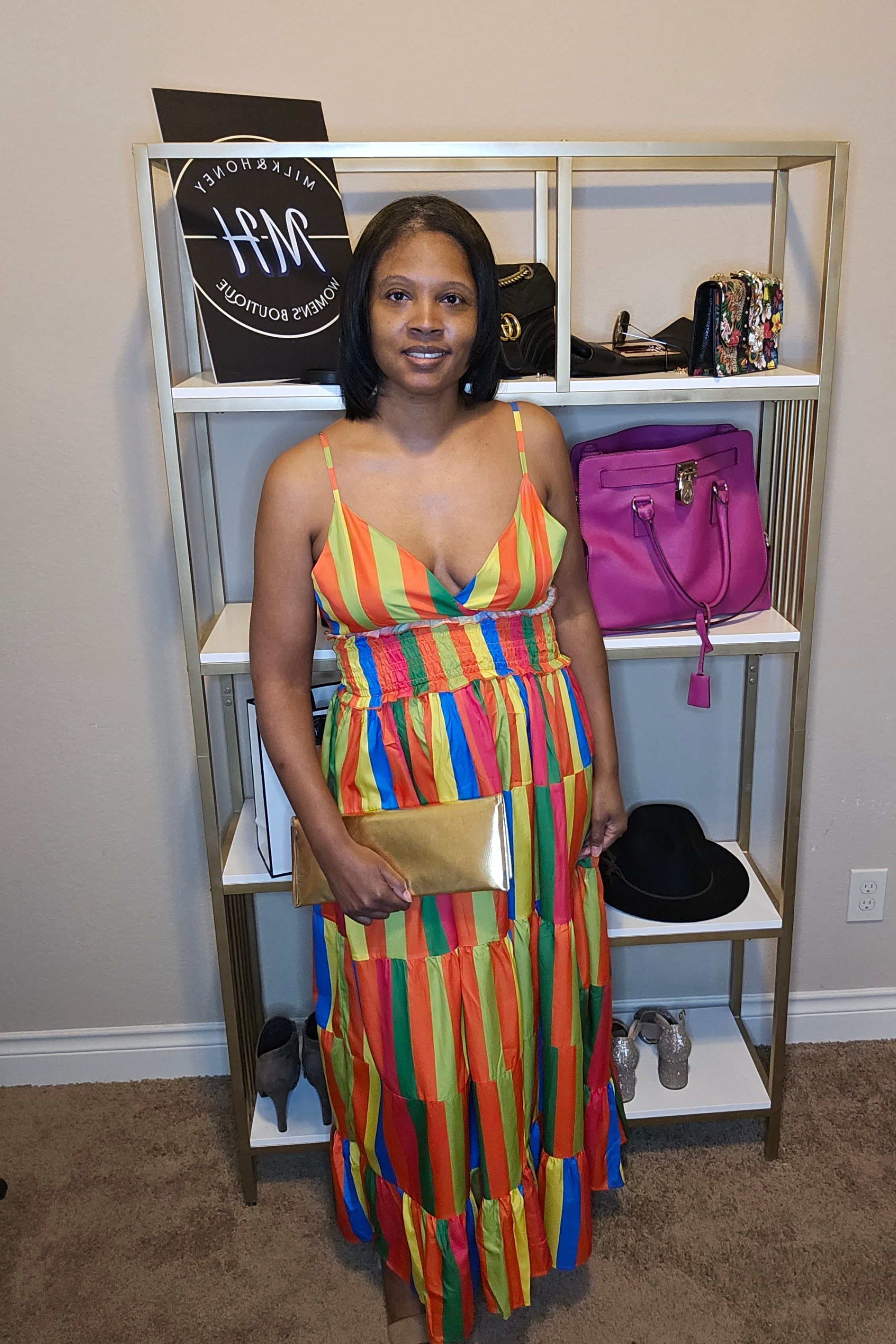 Living in the moment dress