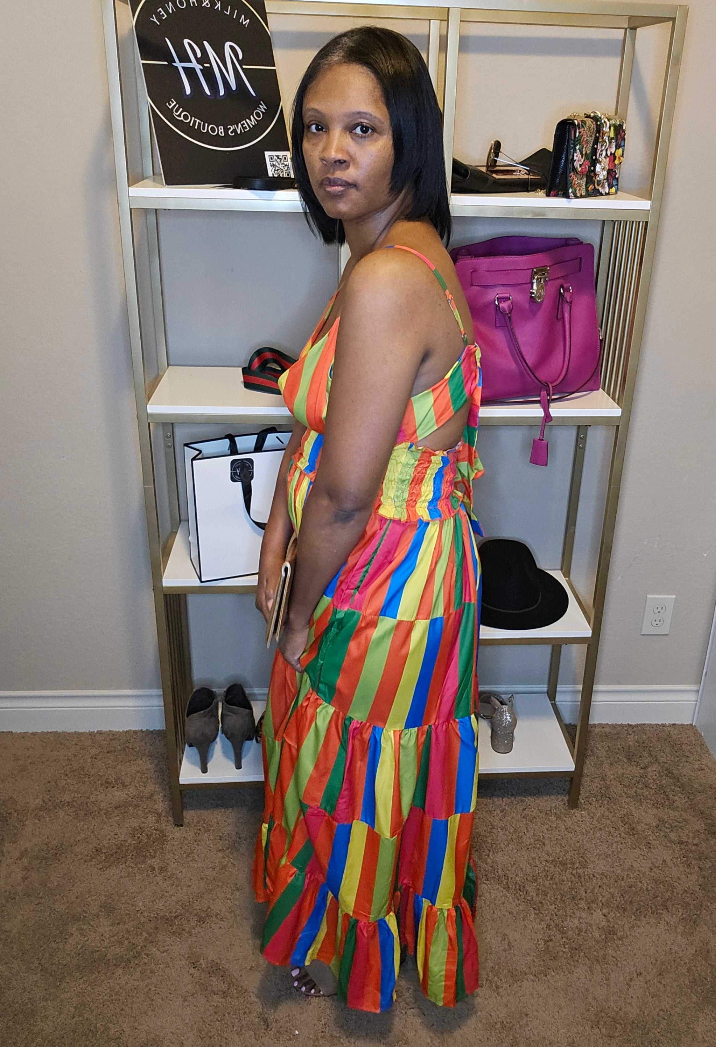 Living in the moment dress