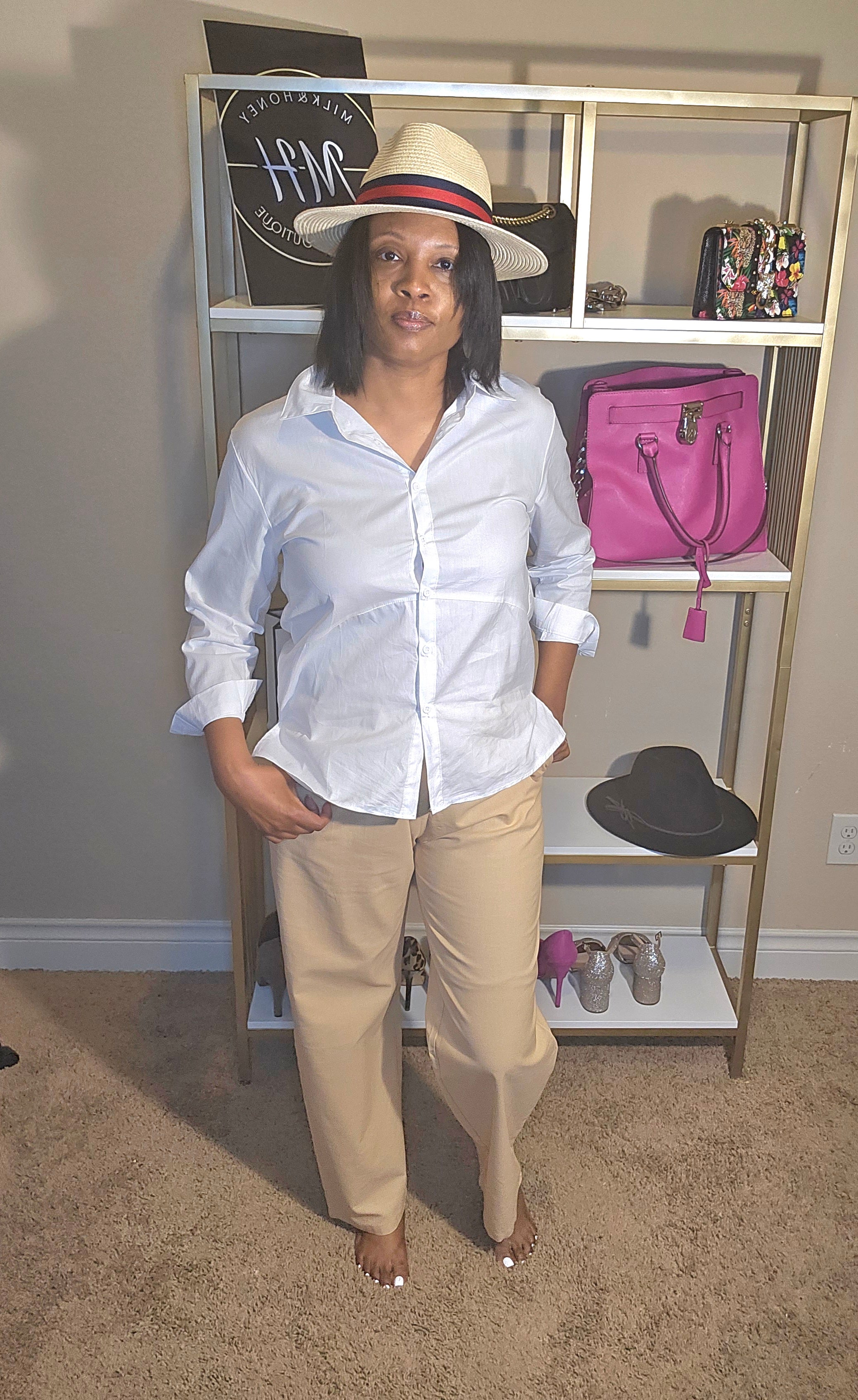 Take a break linen bottoms| khaki