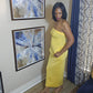 Mellow yellow  rube top maxi dress|yellow