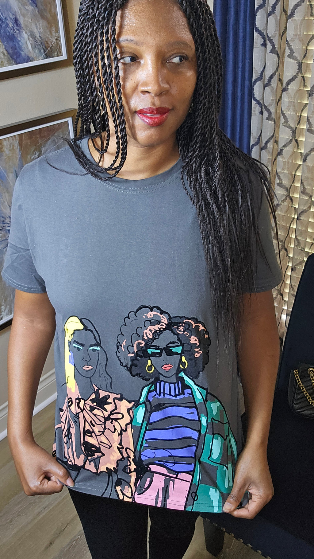 The girls graphic t shirt