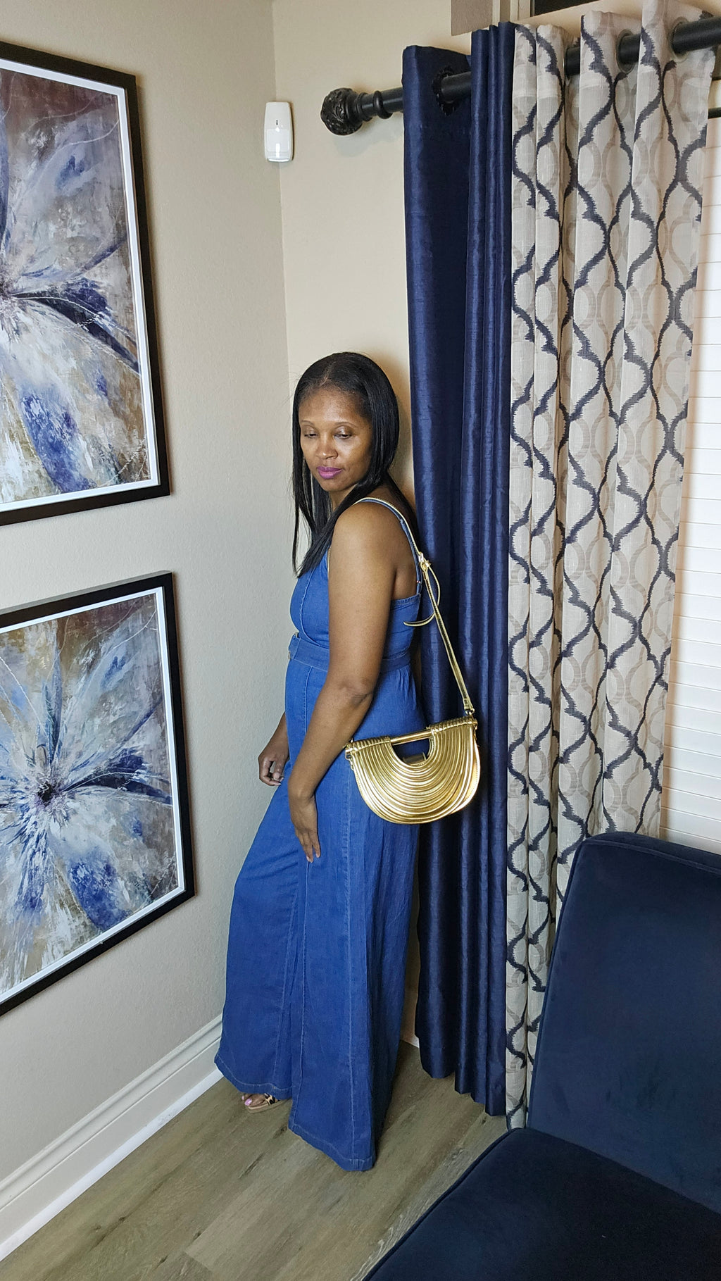 Gold metallic purse|Golden Goddess handbag