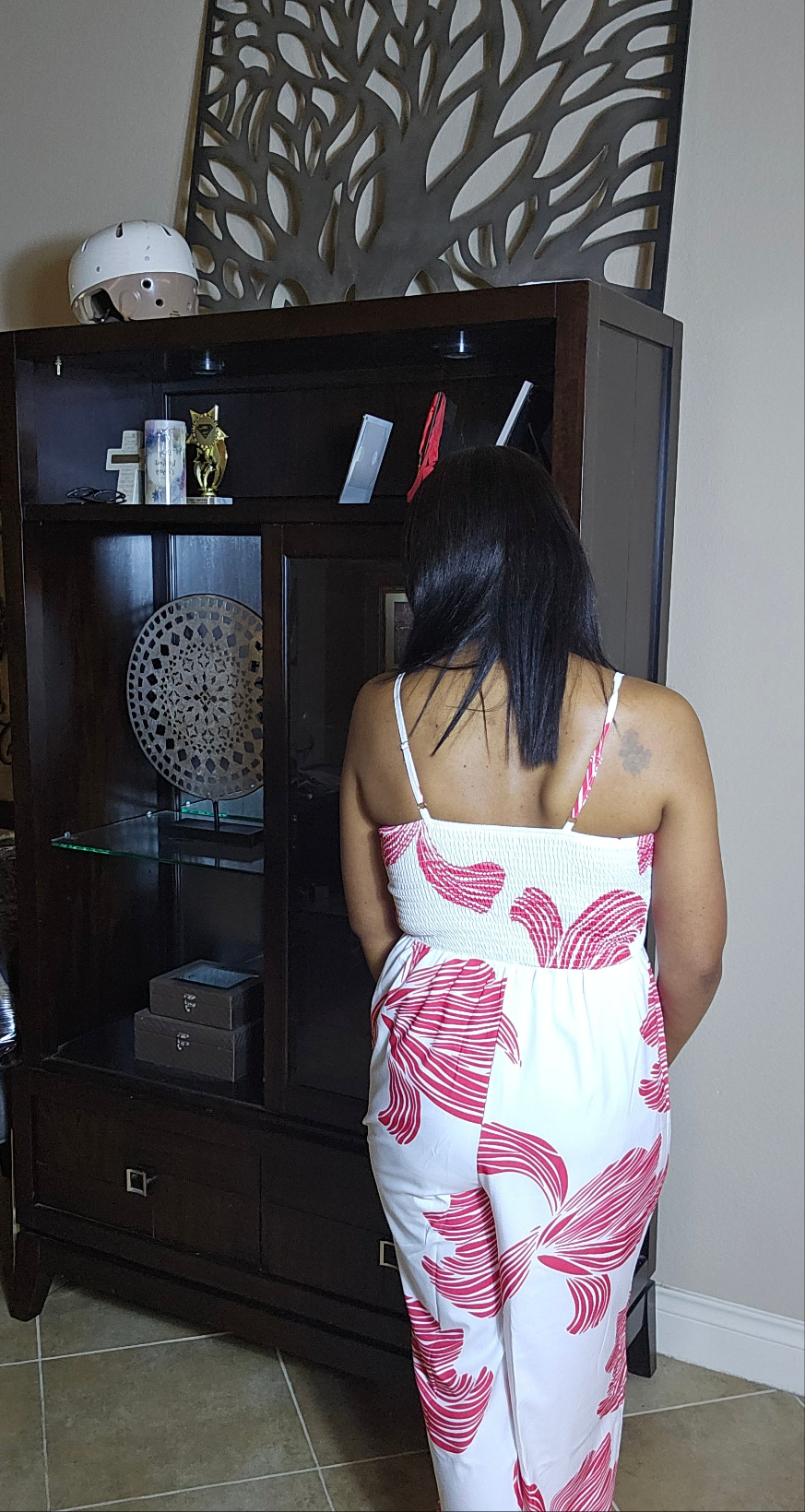 Paradise |red and white jumper