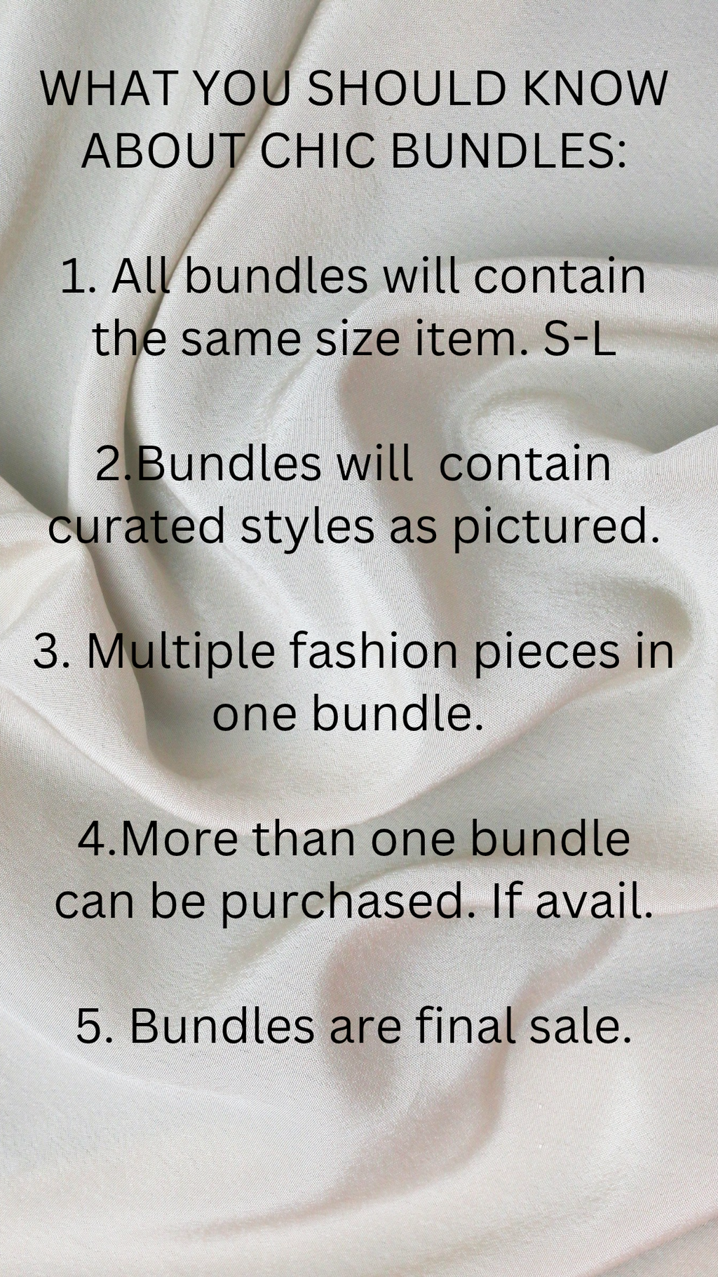 Chic bundle 3 for $99