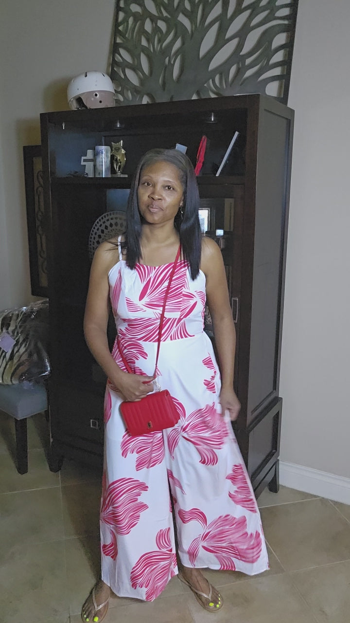 Paradise |red and white jumper