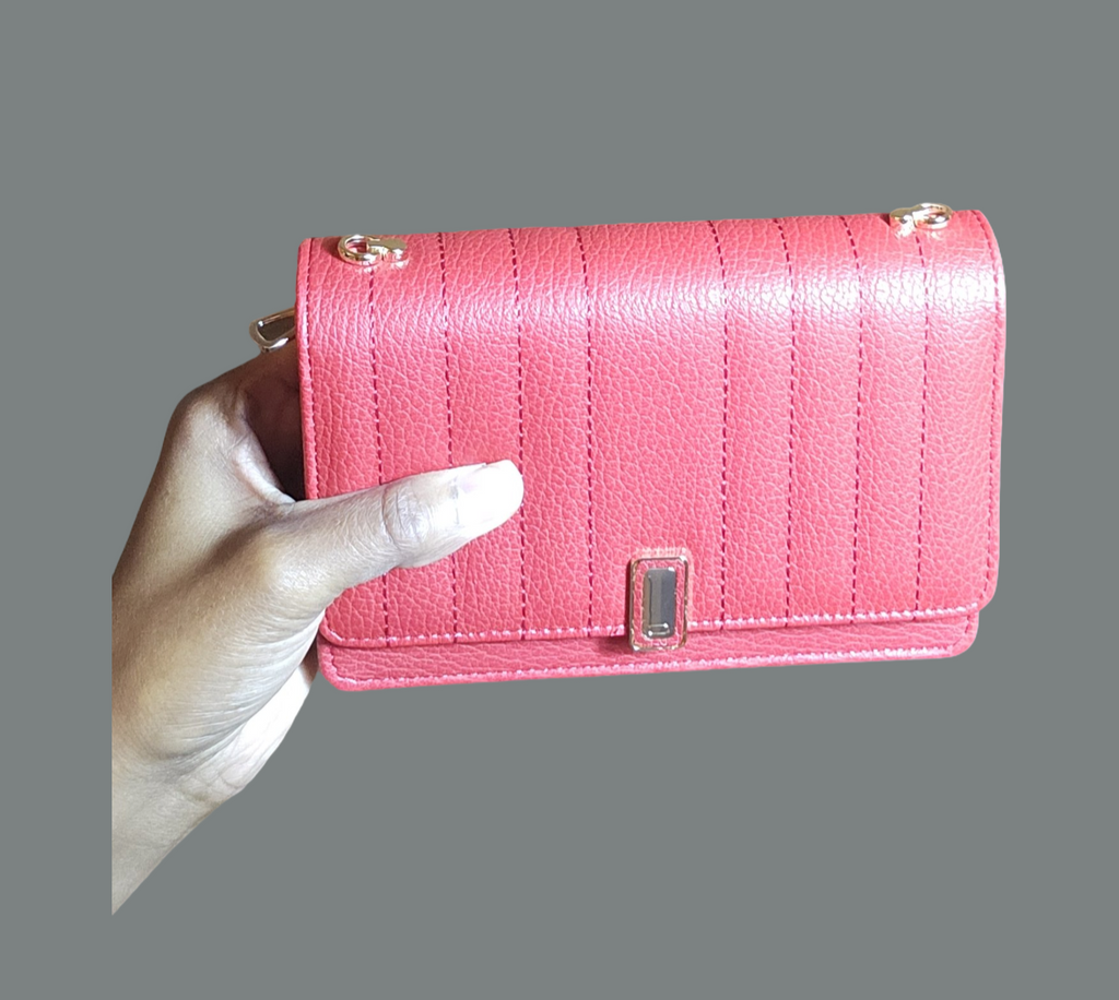 Lola Faux leather red purse