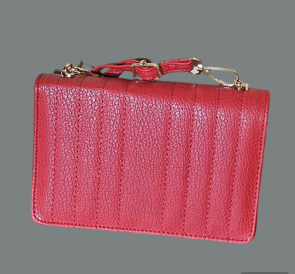 Lola Faux leather red purse