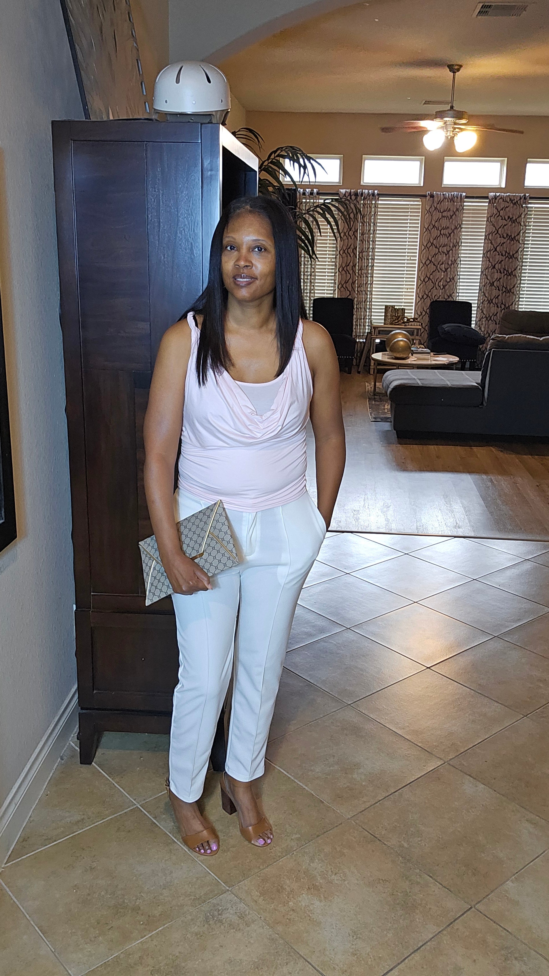 Pink sleeveless  top| tweety top