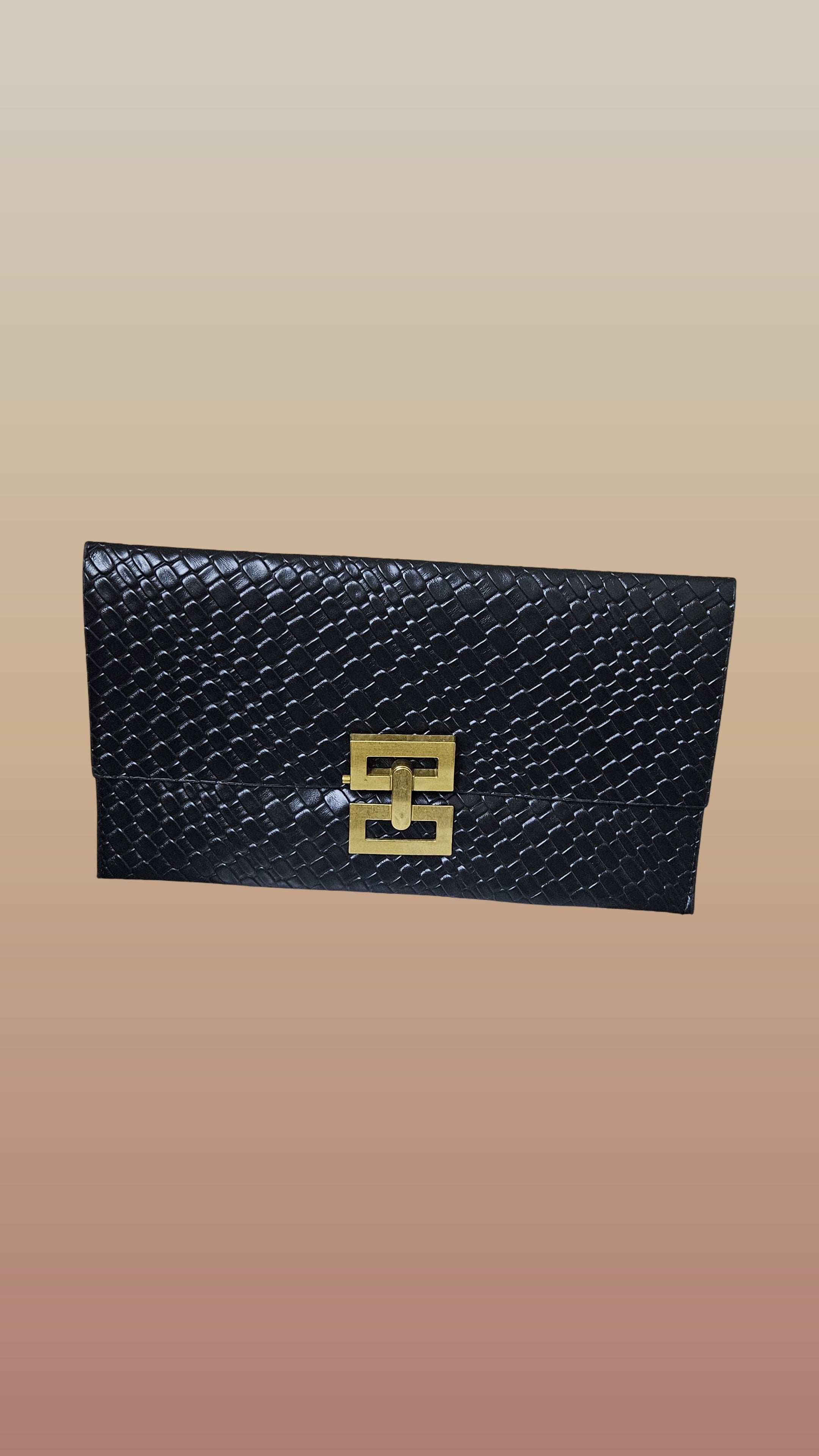 Black envelope clutch| Live after 5 clutch