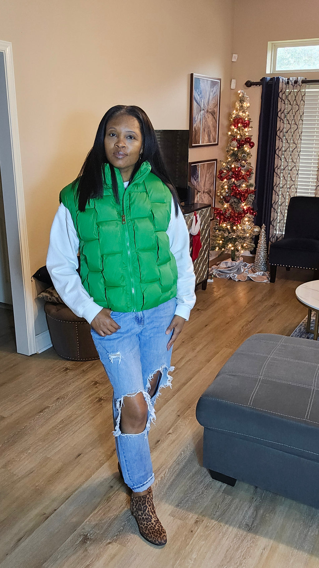 Green puffer vest jacket|worth my time  vest