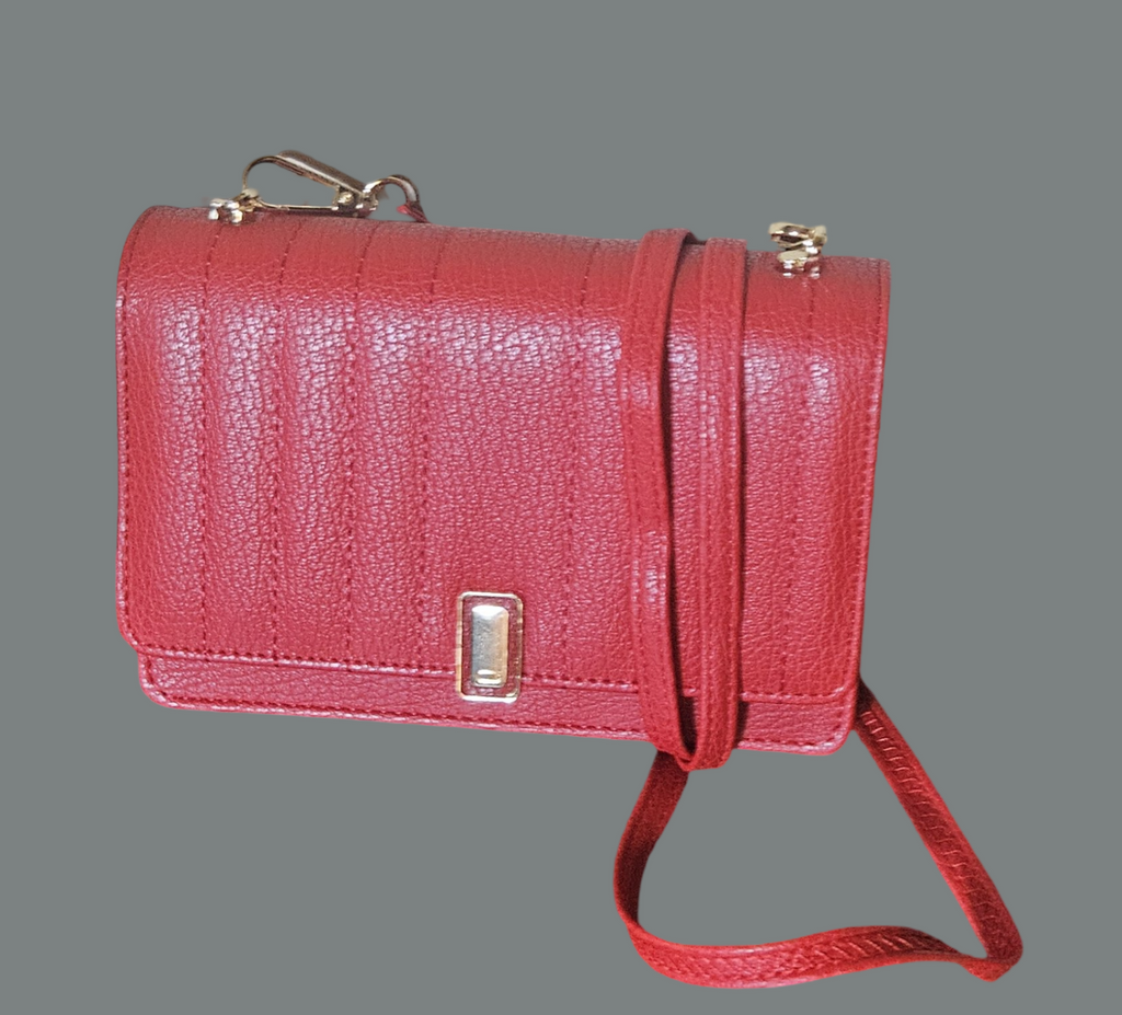 Lola Faux leather red purse
