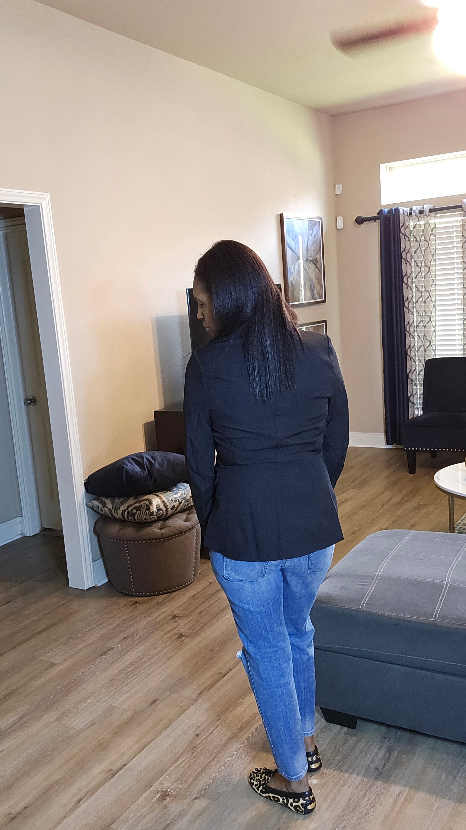 Know the rest blazer|black blazer