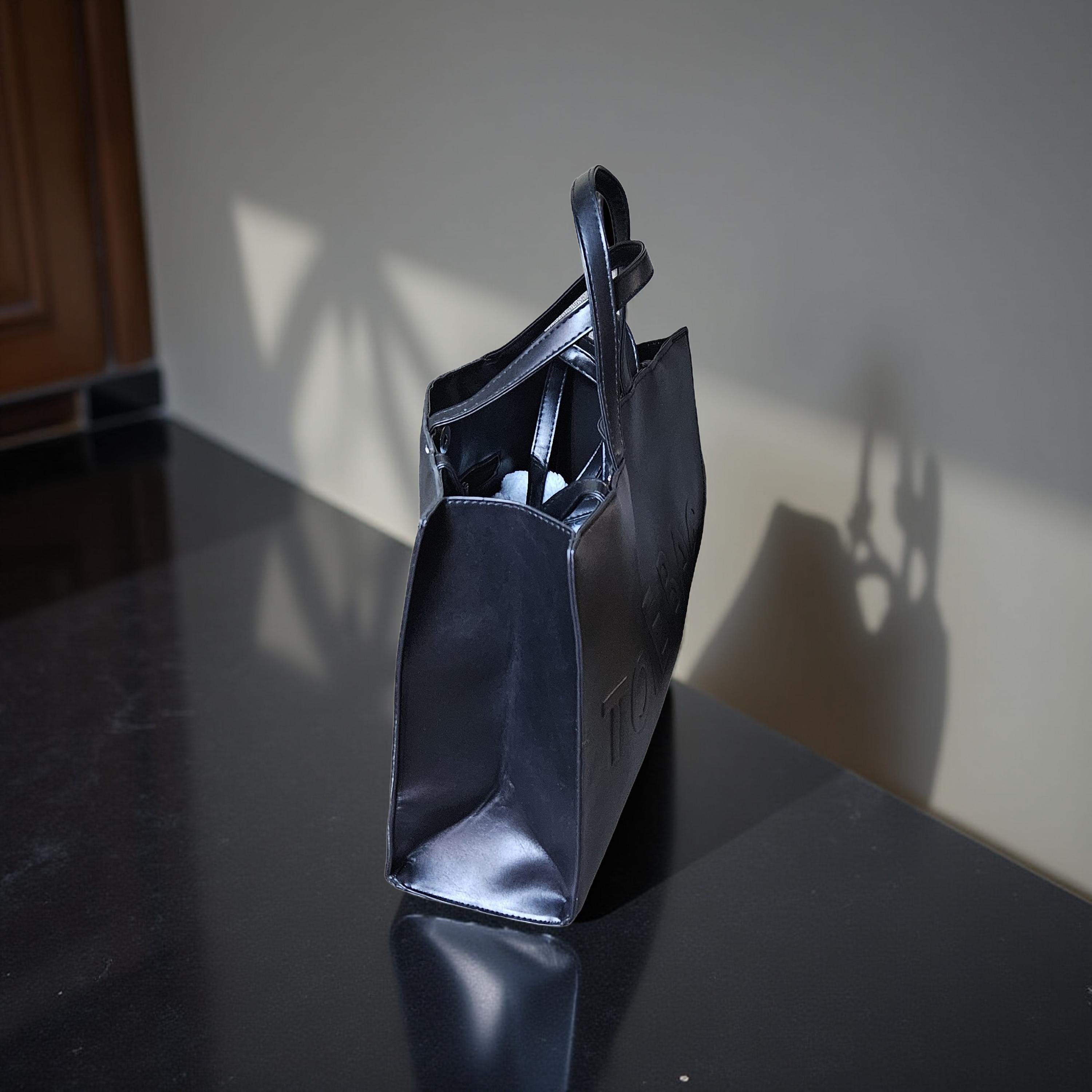 Black tote bag| Elisa tote bag