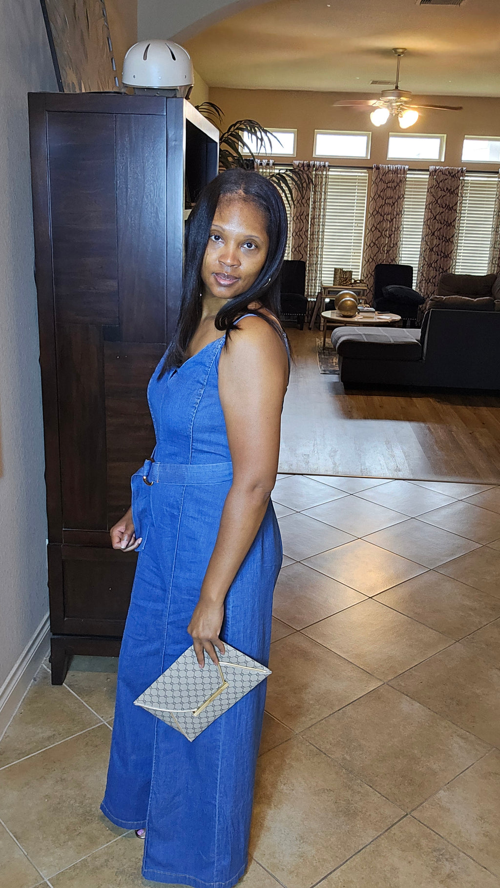 Denim  jumpsuit| vital jumpsuit