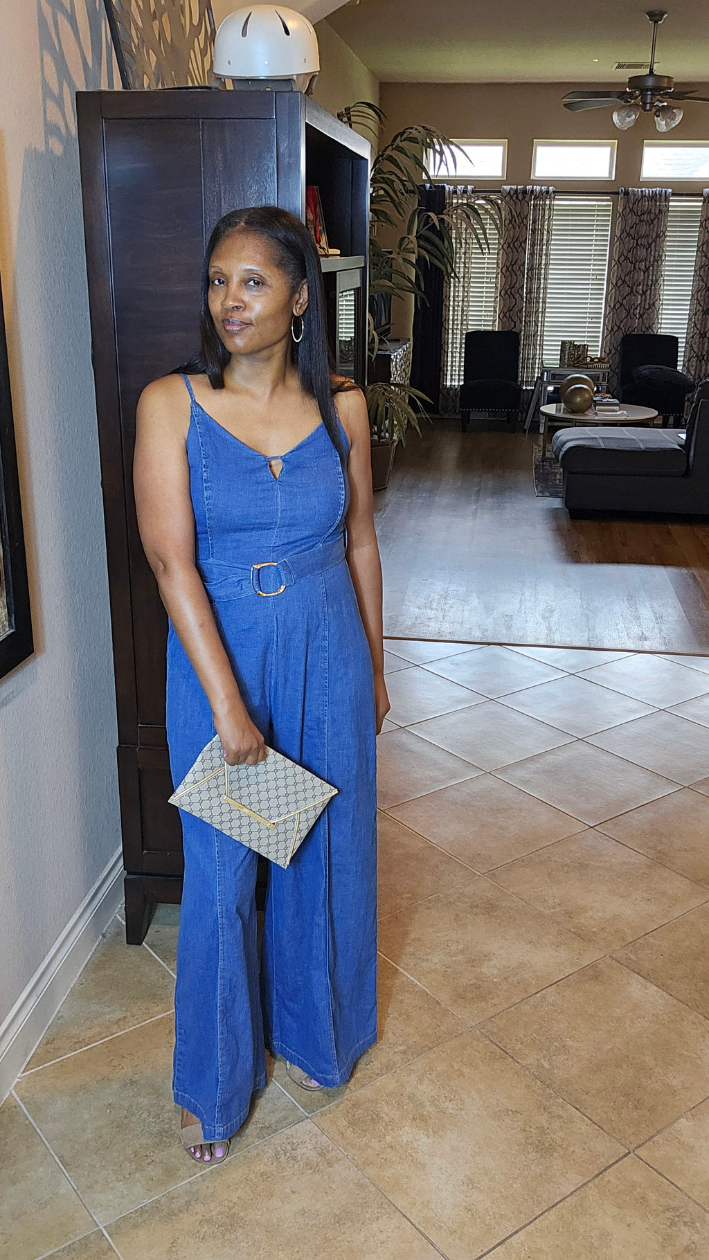 Denim  jumpsuit| vital jumpsuit