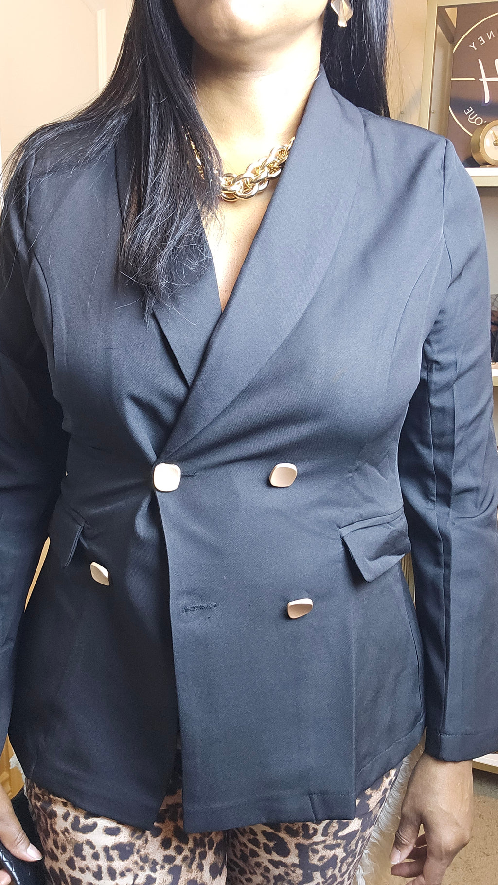Know the rest blazer|black blazer