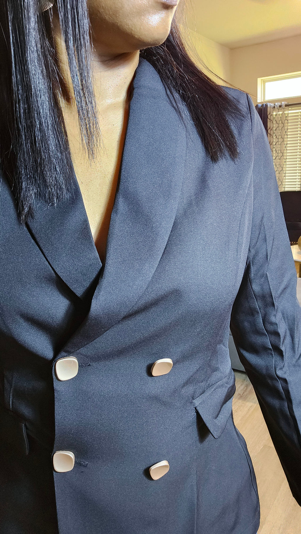 Know the rest blazer|black blazer