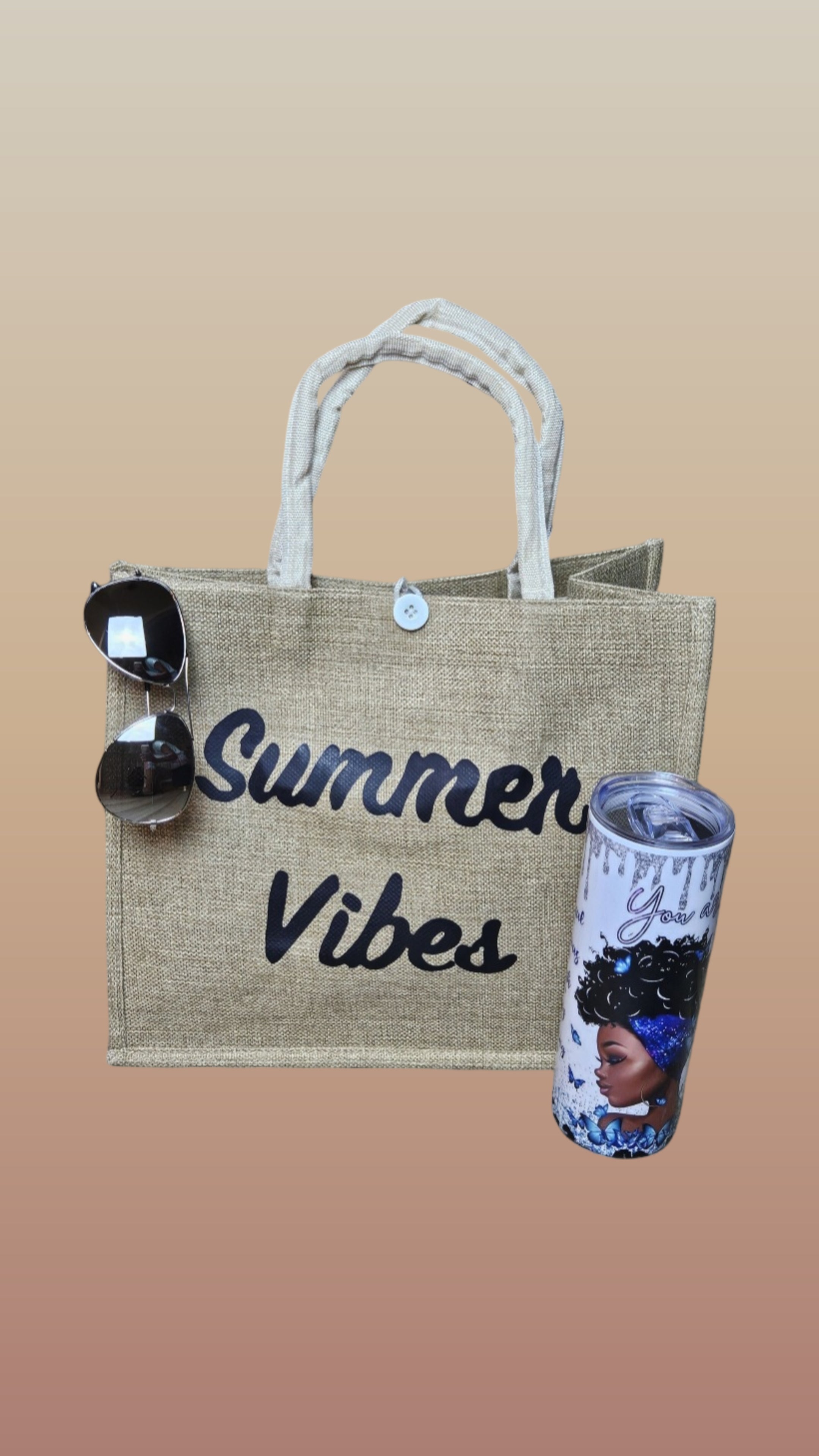 Summer vibes beach bag bundle