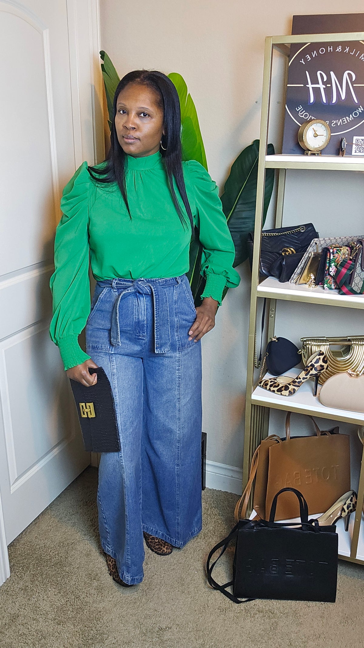 green blouse|girl next door top