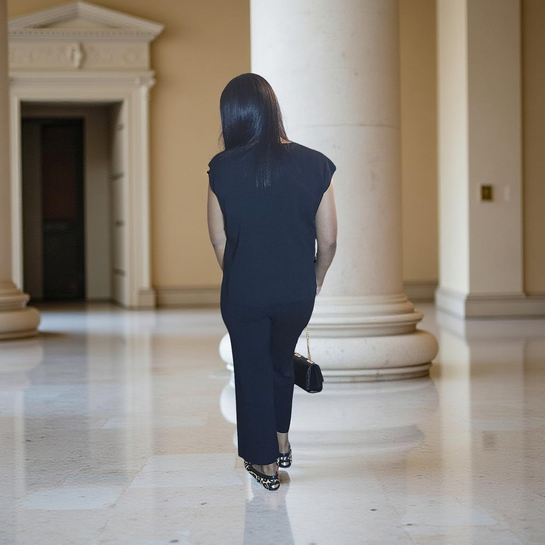 Chic moves two piece set|black