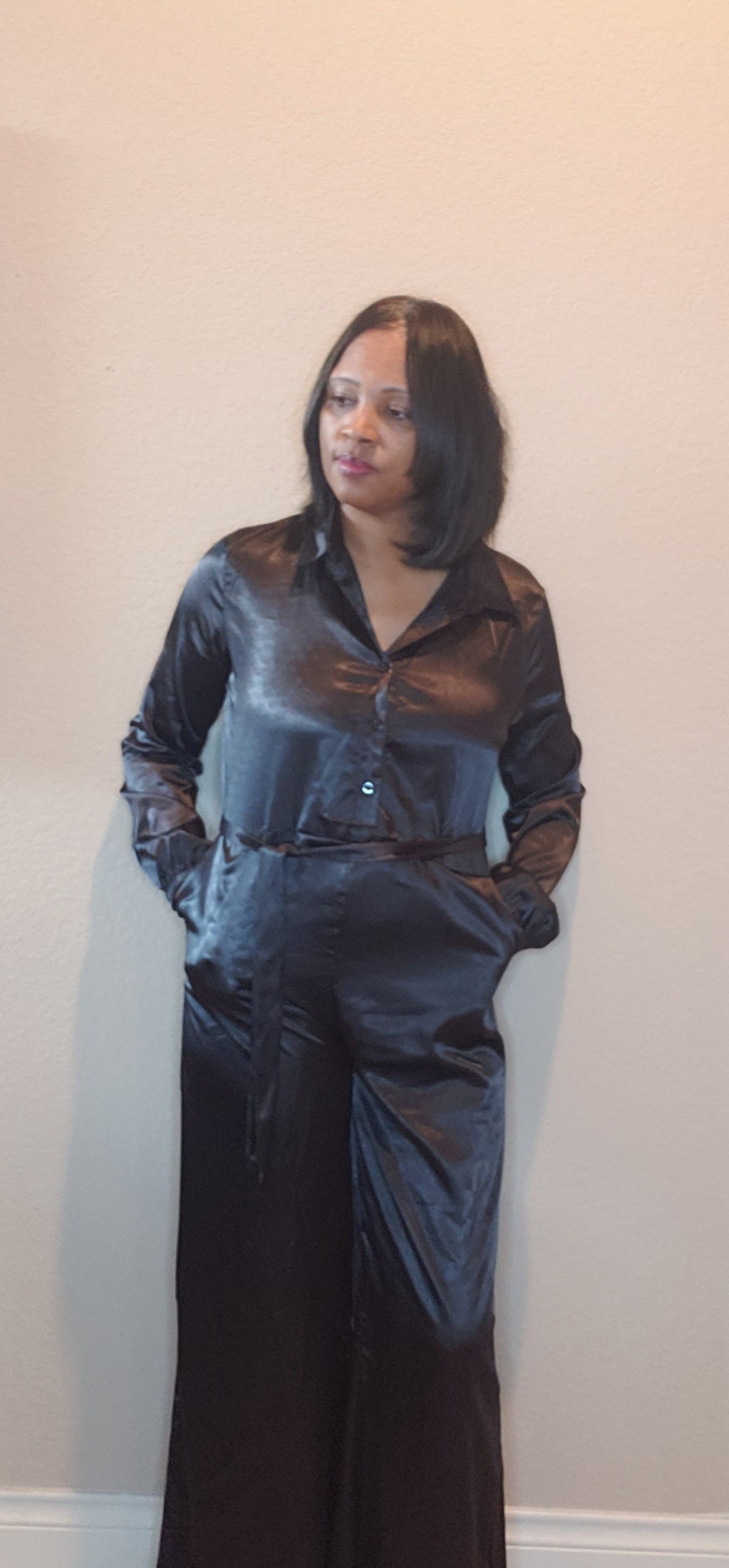 Ebony | one piece jumper | black