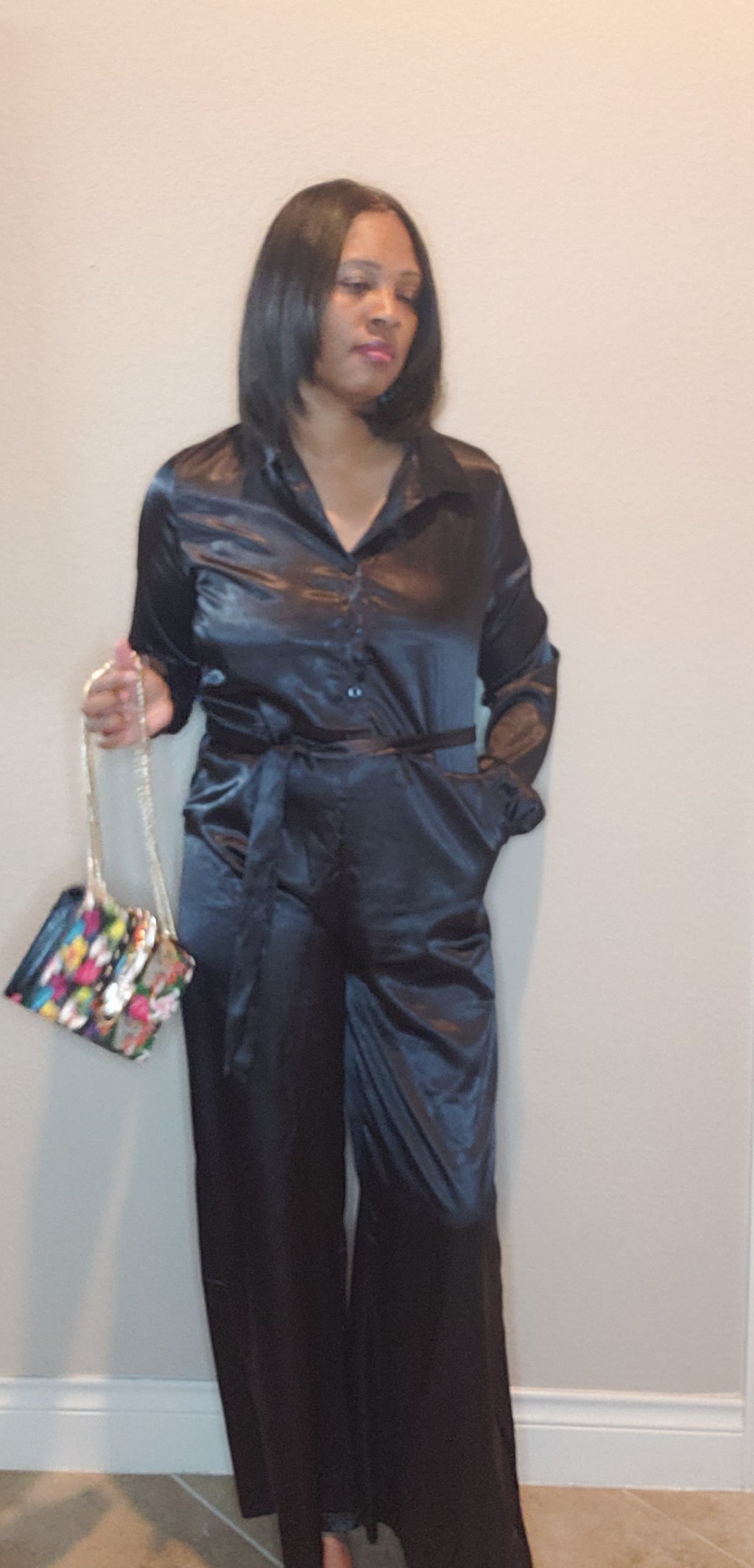 Ebony | one piece jumper | black