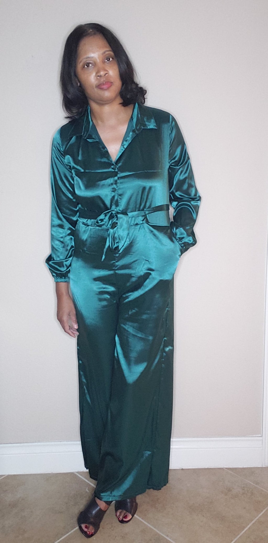 Ebony | one piece jumper| green