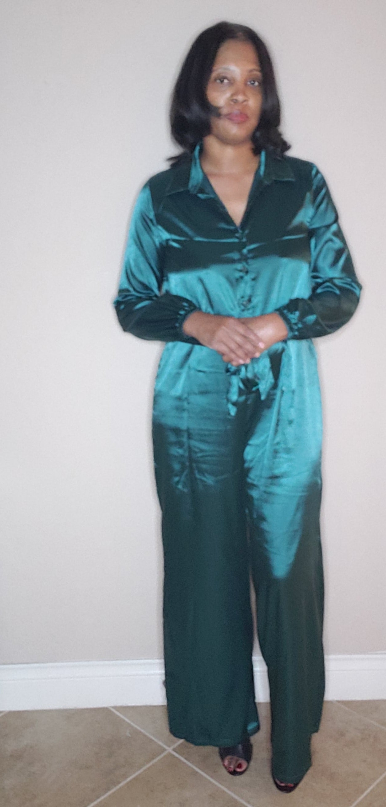 Ebony | one piece jumper| green