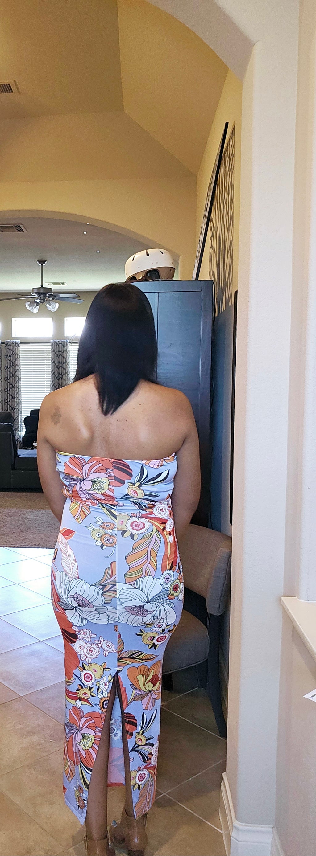 Madilyn babe dress| lavender&multi