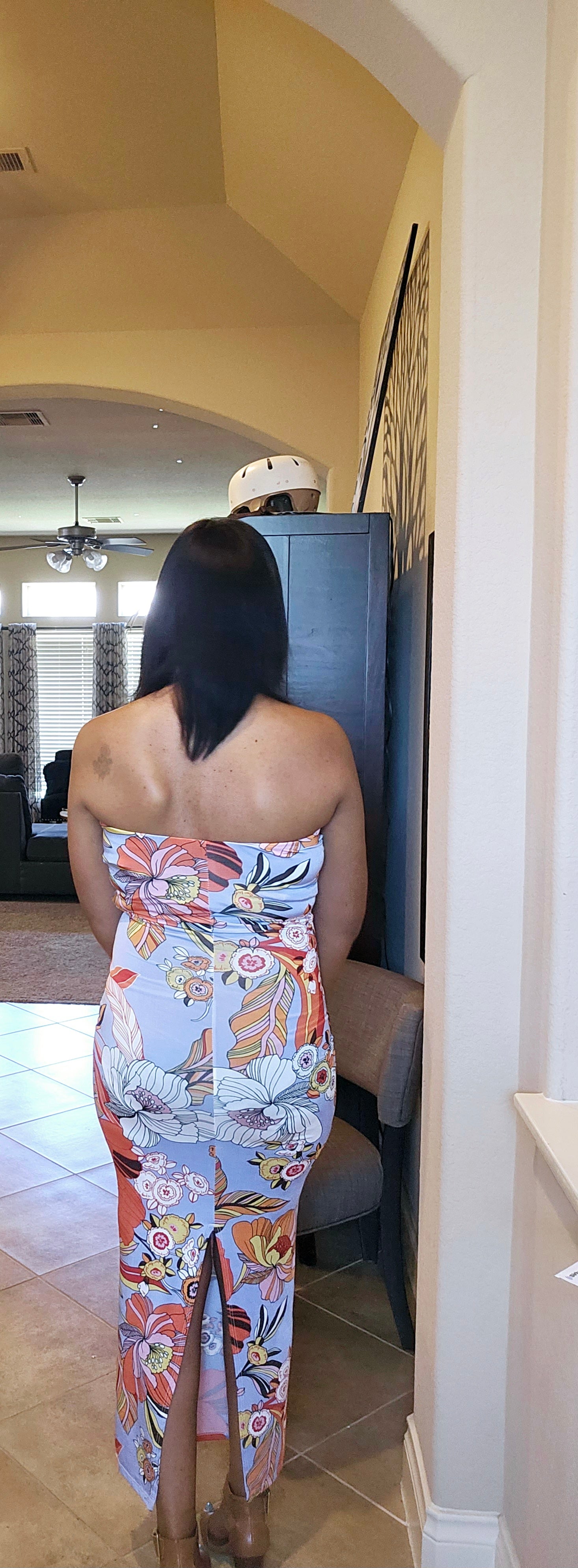 Madilyn babe dress| lavender&multi