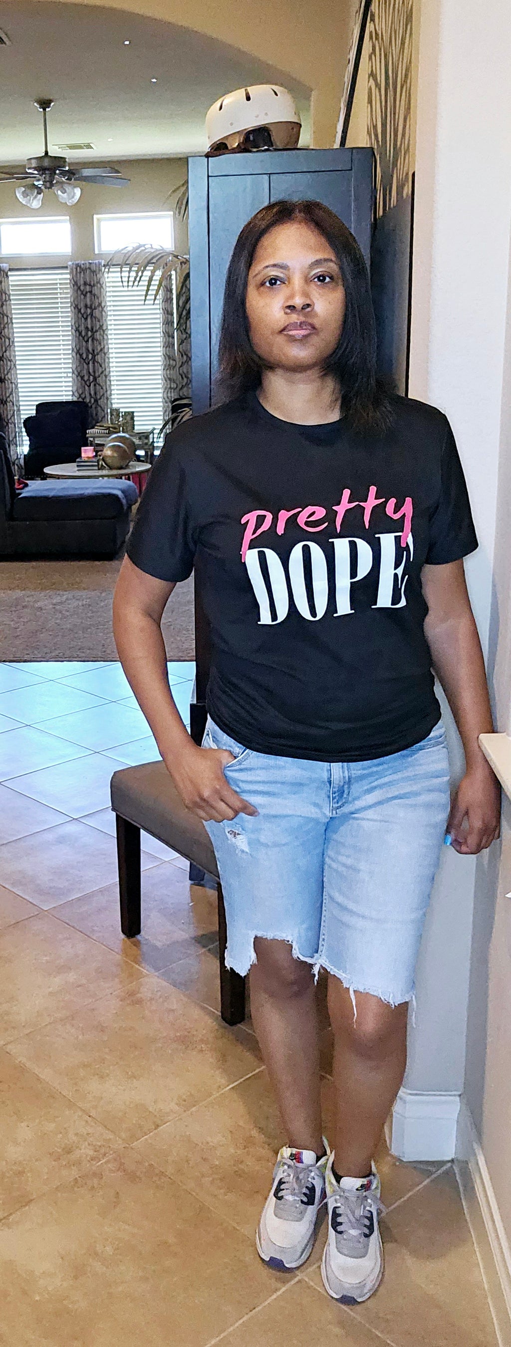 Pretty dope graphic tee | black