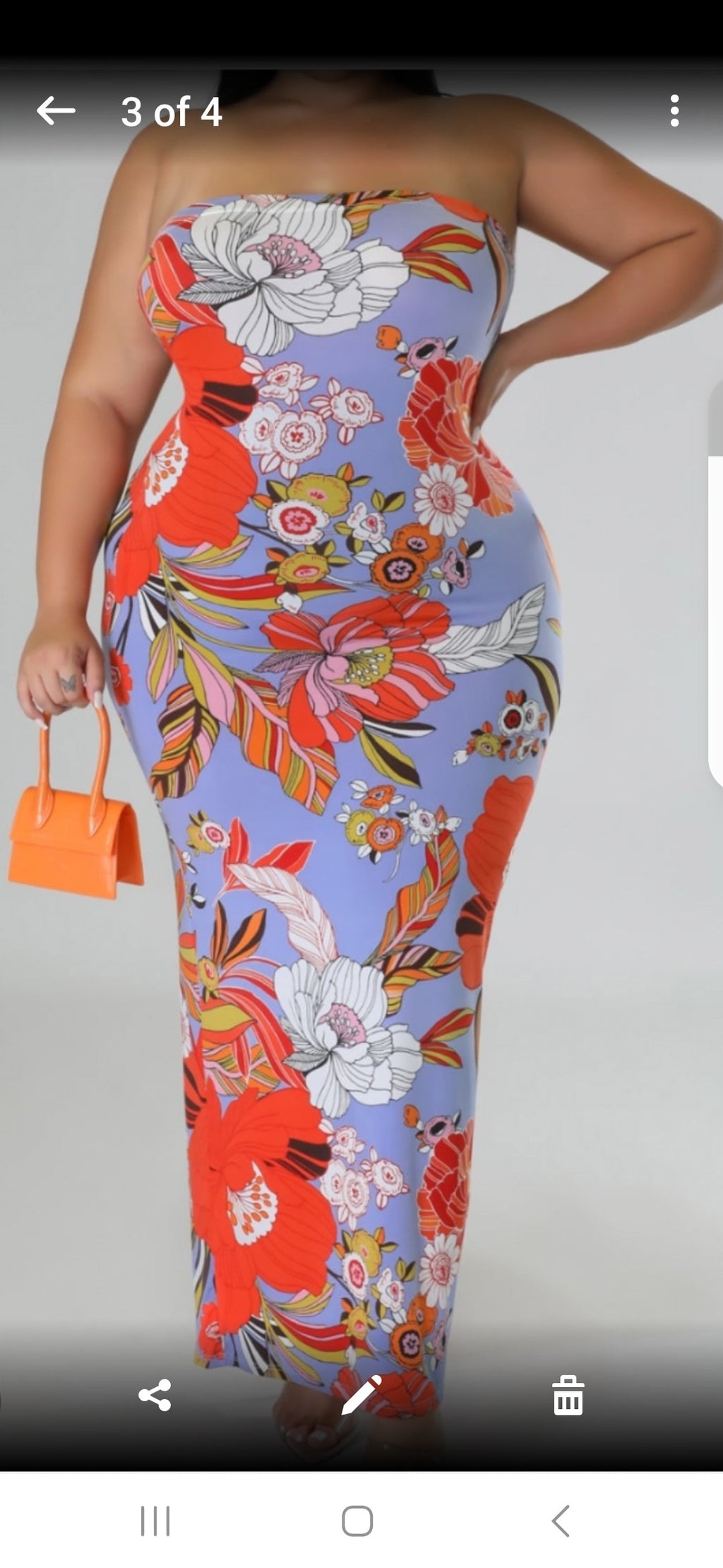 Madilyn babe dress| curvy plus| lavender&multi